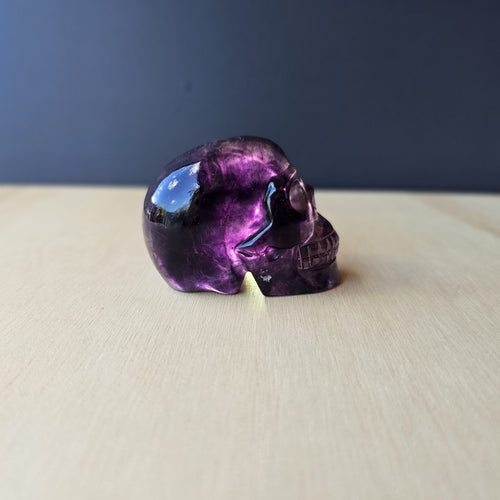 Purple Fluorite Skull | The Violet Oracle