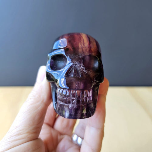 Purple Fluorite Skull | The Violet Oracle