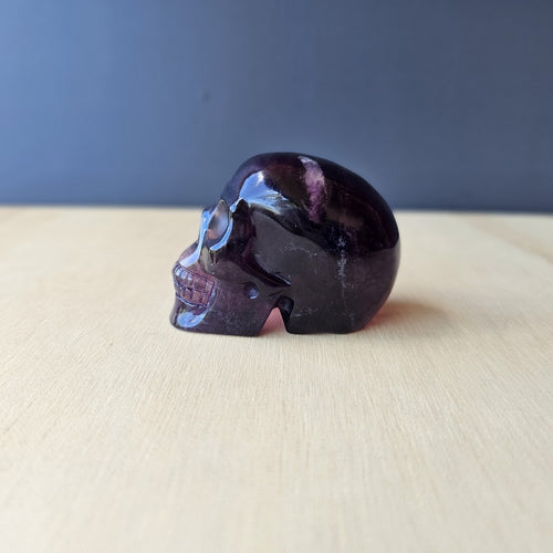 Purple Fluorite Skull | The Violet Oracle