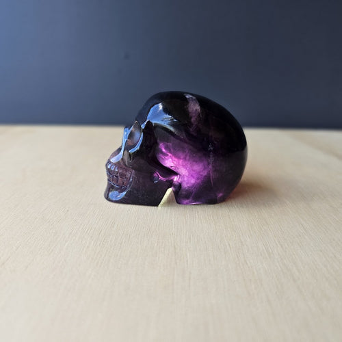 Purple Fluorite Skull | The Violet Oracle