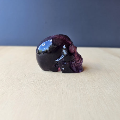 Purple Fluorite Skull | The Violet Oracle