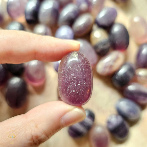 Purple Fluorite Tumbled Stones