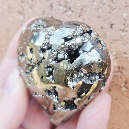 Pyrite Druzy Heart | Heart Of Intention