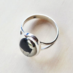 Pyrite & Magnetite Ring | Bold Statement