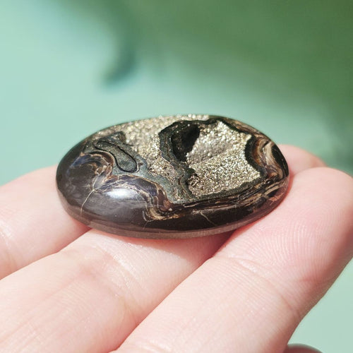 Pyritised Septarian Cabochon | 19gms