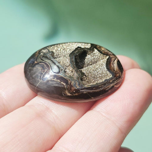 Pyritised Septarian Cabochon | 19gms