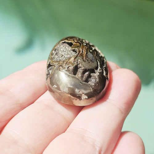 Pyritised Septarian Cabochon | 26gms