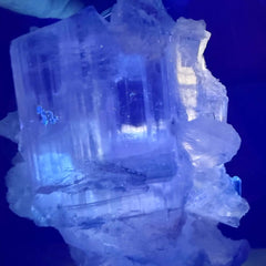 Qinglong Mine Fluorescent Selenite | Crystal Architecture