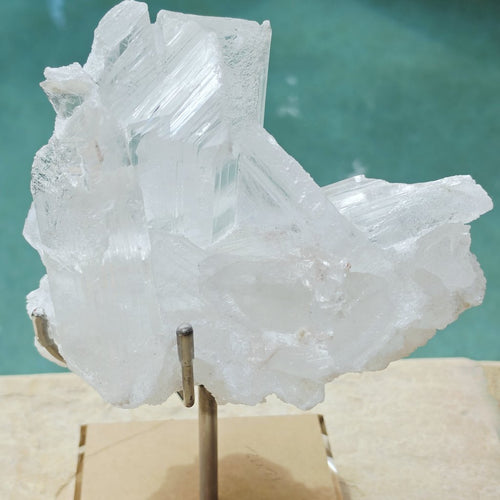 Qinglong Mine Fluorescent Selenite | Crystal Architecture