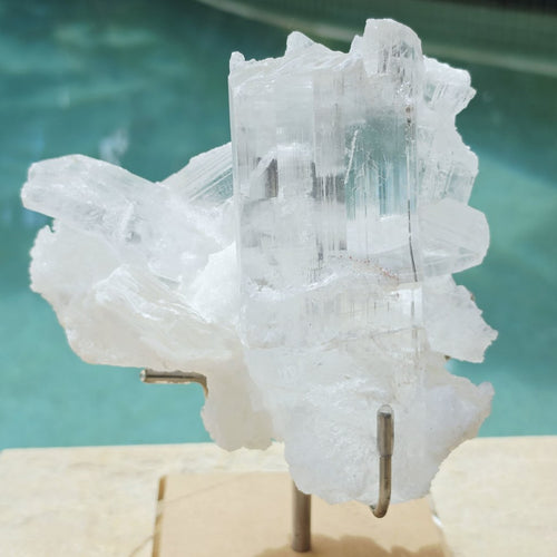 Qinglong Mine Fluorescent Selenite | Crystal Architecture
