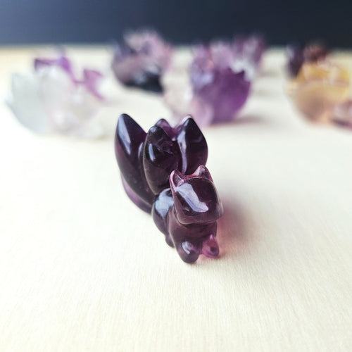 Rainbow Fluorite 9 Tail Foxes| The 9 Tails Collective
