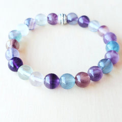 Rainbow Fluorite Bracelet | Rainbow Clarity