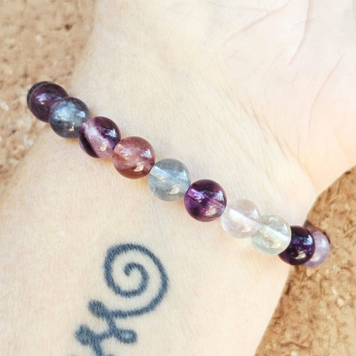 Rainbow Fluorite Bracelet | Rainbow Clarity