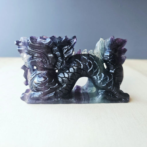 Rainbow Fluorite Dragon | 267gms