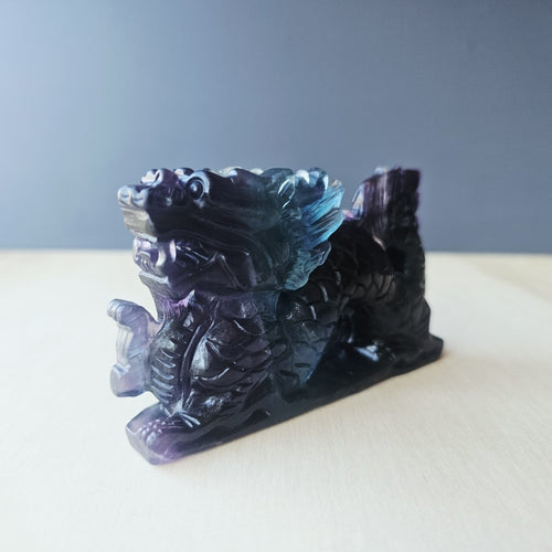Rainbow Fluorite Dragon | 271gms