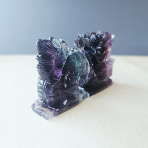 Rainbow Fluorite Dragon | 294gms