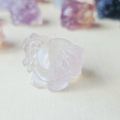Rainbow Fluorite Dragon Turtles | Banded Light Guardians