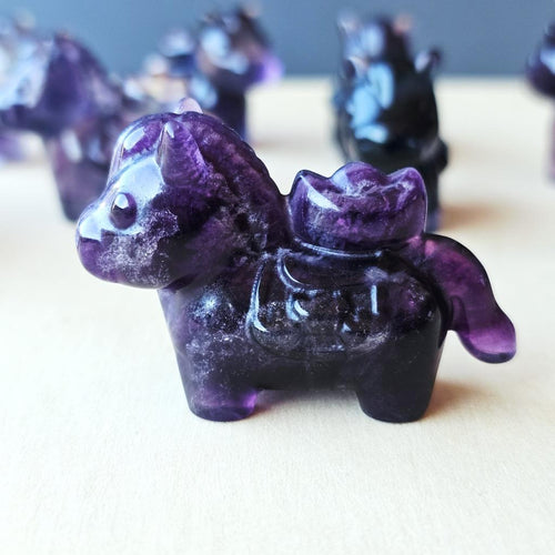 Rainbow Fluorite Horse | The Prosperity Keeper