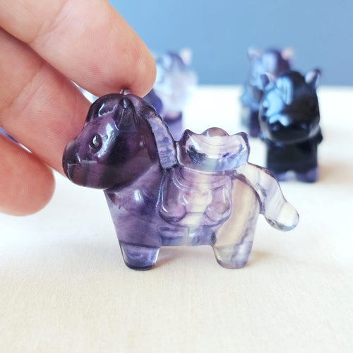 Rainbow Fluorite Horse | The Prosperity Keeper