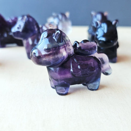 Rainbow Fluorite Horse | The Prosperity Keeper
