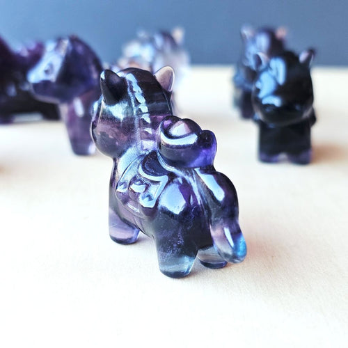 Rainbow Fluorite Horse | The Prosperity Keeper