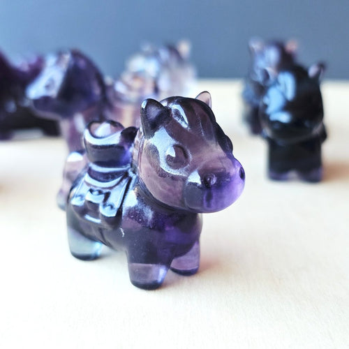 Rainbow Fluorite Horse | The Prosperity Keeper