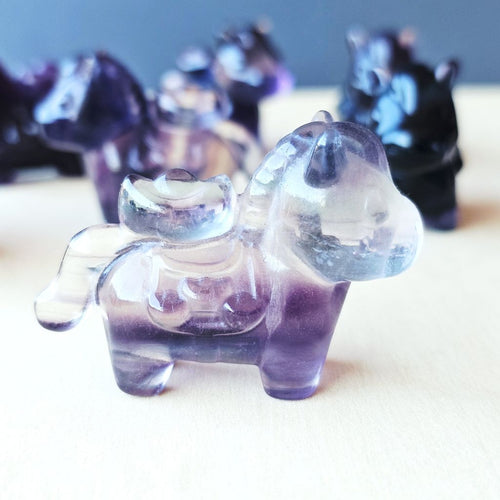 Rainbow Fluorite Horse | The Prosperity Keeper