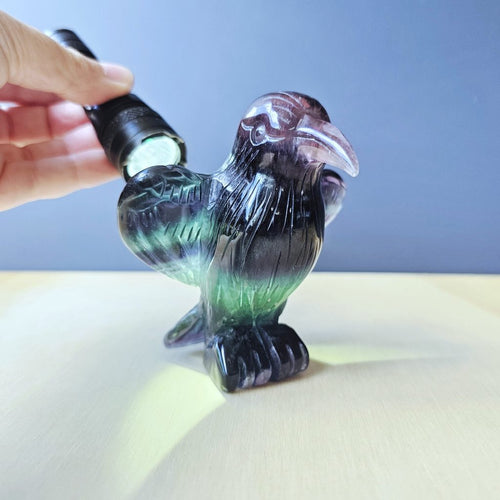 Rainbow Fluorite Hummingbird | Rainbow Flight