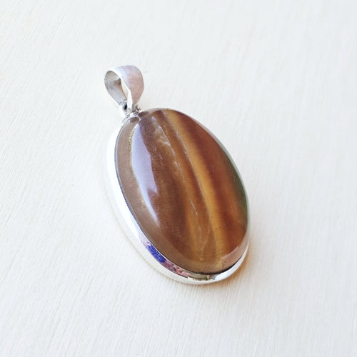 Rainbow Fluorite Pendant | Calm & Aligned