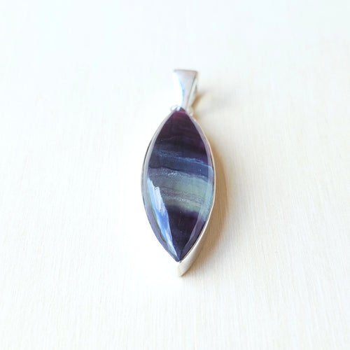 Rainbow Fluorite Pendant | Rainbow Light Activation