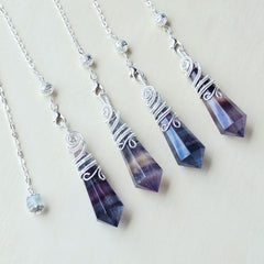 Rainbow Fluorite Pendulum | Intuitive Work