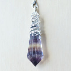 Rainbow Fluorite Pendulum | Intuitive Work