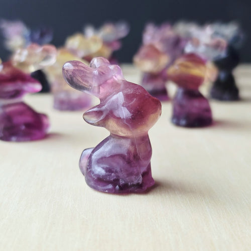 Rainbow Fluorite Reindeers | Colourful Christmas