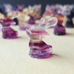 Rainbow Fluorite Reindeers | Colourful Christmas