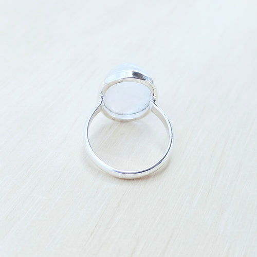 Rainbow Moonstone Ring | Rainbow Light Activation