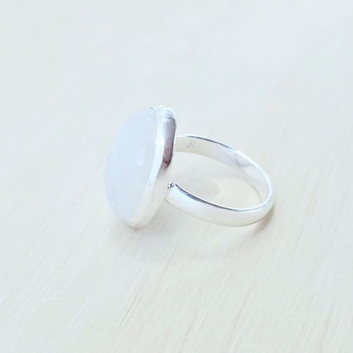Rainbow Moonstone Ring | Rainbow Light Activation