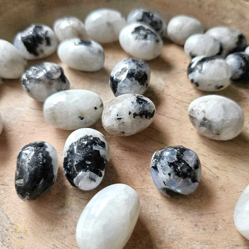 Rainbow Moonstone Tumbled Stones