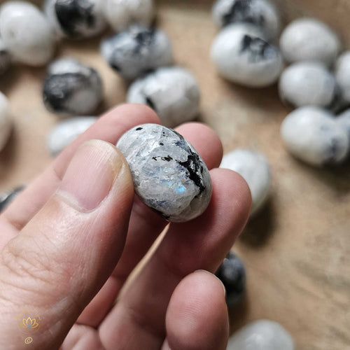 Rainbow Moonstone Tumbled Stones