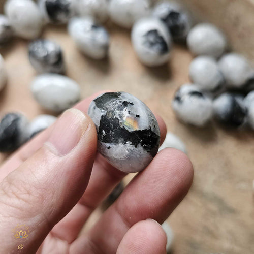 Rainbow Moonstone Tumbled Stones