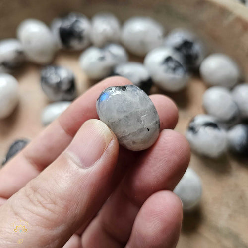 Rainbow Moonstone Tumbled Stones