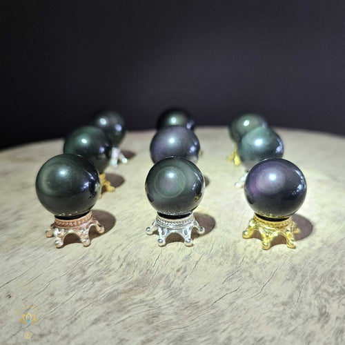 Rainbow Obsidian Mini Spheres