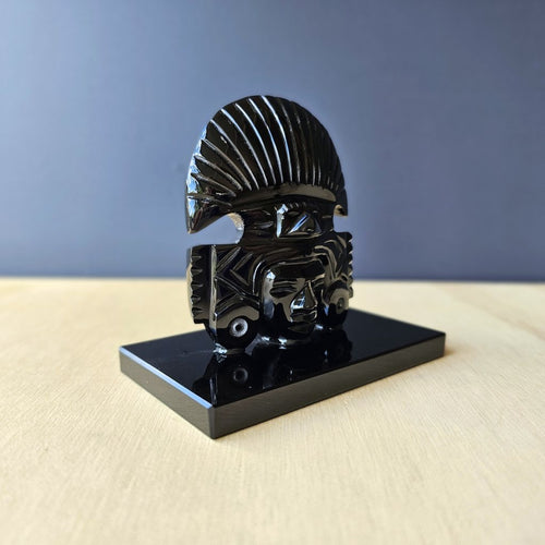 Rainbow Obsidian Tribal Carving | Spirit Of The Sky