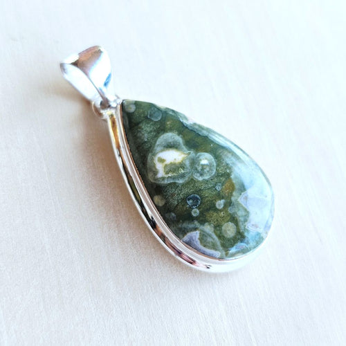 Rainforest Jasper (Rhyolite) Pendant | Earth Frequency