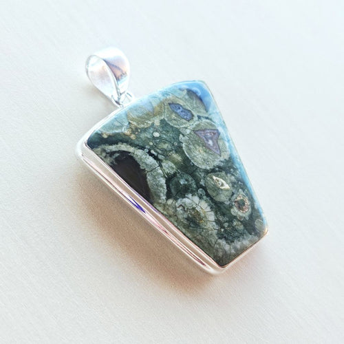 Rainforest Jasper (Rhyolite) Pendant | Harmonic Earth