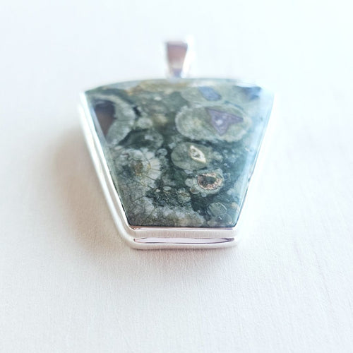 Rainforest Jasper (Rhyolite) Pendant | Harmonic Earth