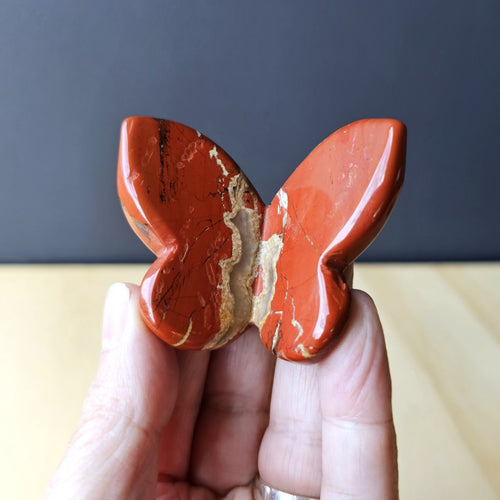 Red Jasper Butterfly | Earthfire Guardian