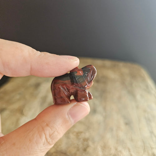 Red Jasper | Mini Elephants