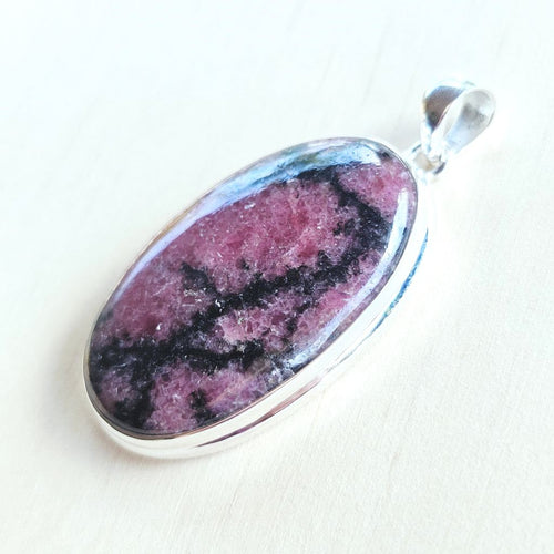 Rhodonite Pendant | Heart Of Strength