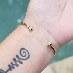Rose Gold & Silver Adjustable Bracelet | Quartz Activation