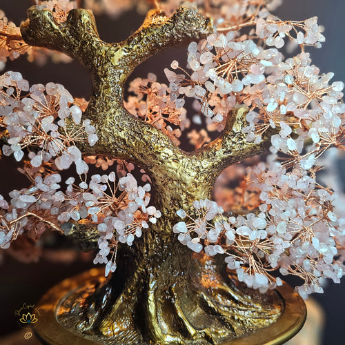 Rose Quartz Crystal Bonsai | Love